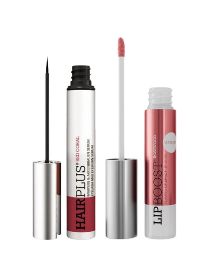 Tolure Hairplus Red Coral + Tolure Lipboost rosewood
