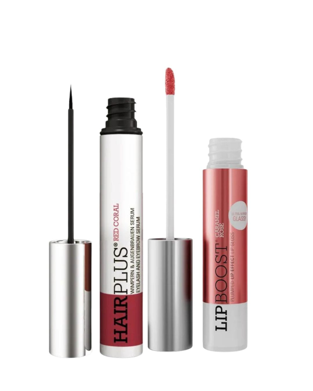 Tolure Hairplus Red Coral + Tolure Lipboost caramel-rosé