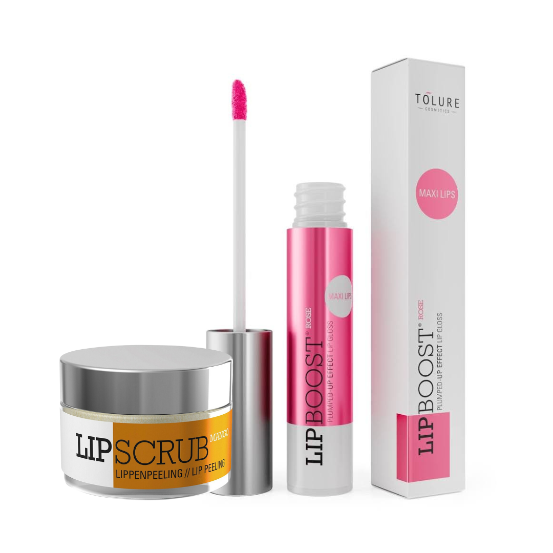 Lipboost rose & Lipscrub